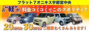 コミコミ,２０,３０,軽,宇都宮,軽自動車,安い
